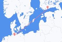 Loty z Helsinki, Finlandia z Hamburg, Niemcy