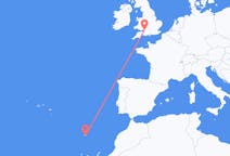 来自英格兰的出发地 布里斯托尔目的地 葡萄牙丰沙尔的航班