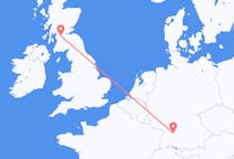 Flyg från Stuttgart, Tyskland till Glasgow, Skottland