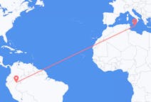 Flyg från Iquitos, Peru till Malta (kommun), Malta
