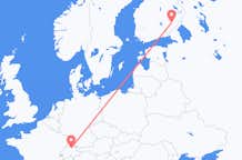 Flights from from Savonlinna to Zurich