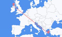 出发地 希腊米科诺斯前往北爱尔兰的德里的航班