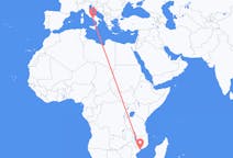 Flüge von Quelimane, Mosambik nach Neapel, Italien