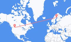 Flyrejser fra Kalispell, USA til Lulea, Sverige
