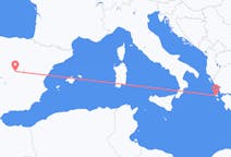 Vluchten van Madrid, Spanje naar Kefalinia, Griekenland