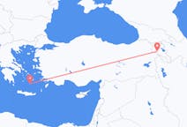 Flights from Yerevan to Santorini
