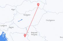 Flyrejser fra Tuzla til Kosice