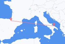 Fly fra Pamplona til Bari