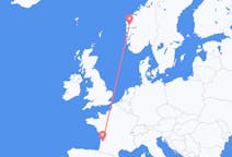 Fly fra Førde i Sunnfjord til Bordeaux
