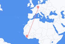Flights from Monrovia, Liberia to Karlsruhe, Germany