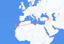 Flights from Batman, Turkey to Las Palmas, Spain
