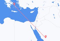 Flyg från Medina till Syros