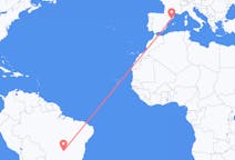 Flyrejser fra Goiânia, Brasilien til Barcelona, Spanien