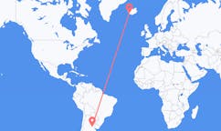 Flyg från Rosario, Argentina till Reykjavik, Island
