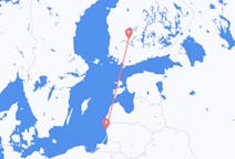 Vols de Palanga, Lituanie à Tampere, Finlande
