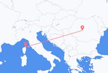 Vluchten van Sibiu, Roemenië naar Bastia, Vercelli, Frankrijk