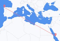 Flights from Jeddah to La Coruña