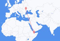 Flyreiser fra Hargeisa, Somalia til Chișinău, Moldova