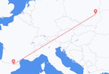 Flyreiser fra Andorra la Vella, Andorra til Lublin, Polen