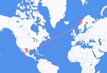 Flyg från Zacatecas, Mexiko till Trondheim, Norge