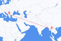 Flyreiser fra Lampang Province, Thailand til Skopje, Nord-Makedonia