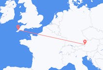 Flights from Newquay, England to Salzburg, Austria