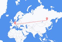 Flights from Neryungri, Russia to Friedrichshafen, Germany