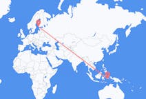 Flyrejser fra Ambon, Maluku, Indonesien til Turku, Finland