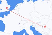 Flyrejser fra London til Beograd