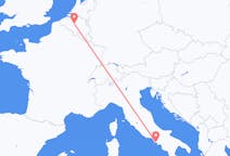 出发地 意大利出发地 那不勒斯目的地 比利时布鲁塞尔的航班