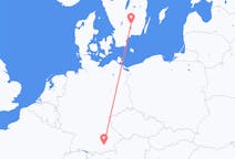 Loty z Vaxjo, Szwecja do Monachium, Niemcy