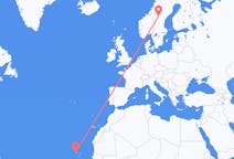 Voli da São Vicente, Capo Verde to Östersund, Svezia