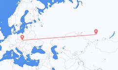 Flights from Abakan, Russia to Katowice, Poland
