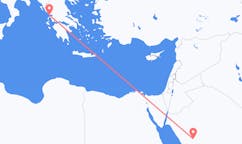 Flyreiser fra Al-`Ula, Saudi-Arabia til Preveza, Hellas