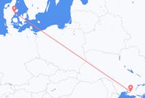 Flyreiser fra Aarhus, Danmark til Kherson, Ukraina