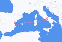 Flüge von Neapel, Italien nach Valencia, Spanien