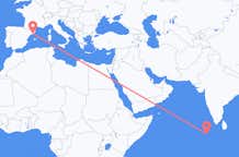 Flyreiser fra Malé, til Barcelona