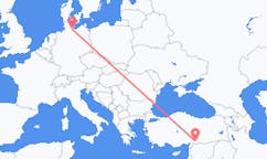 Flights from Gaziantep, Turkey to Lubeck, Germany