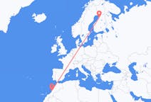Flights from Agadir, Morocco to Oulu, Finland
