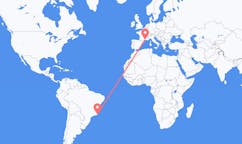 Flyrejser fra Macaé, Brasilien til Montpellier, Frankrig