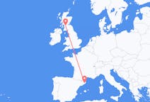 Flights from Girona in Spain to Glasgow in Scotland