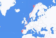出发地 挪威从博德目的地 葡萄牙里斯本的航班