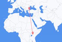 Flyg från Eldoret, Kenya till Istanbul, Turkiet