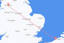 Flights from Manchester, England to Ostend, Belgium