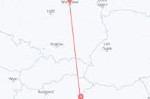Flyreiser fra Warszawa, til Oradea