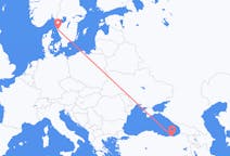 Voli da Trebisonda, Turchia a Göteborg, Svezia