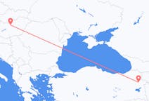 Flyrejser fra Ağrı, Tyrkiet til Budapest, Ungarn