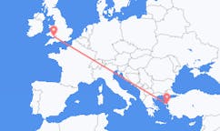 Flights from Cardiff to Mytilene