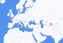 Flyrejser fra Samarkand, Usbekistan til Nantes, Frankrig