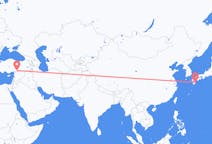 Flyreiser fra Miyazaki, Japan til Gaziantep, Tyrkia